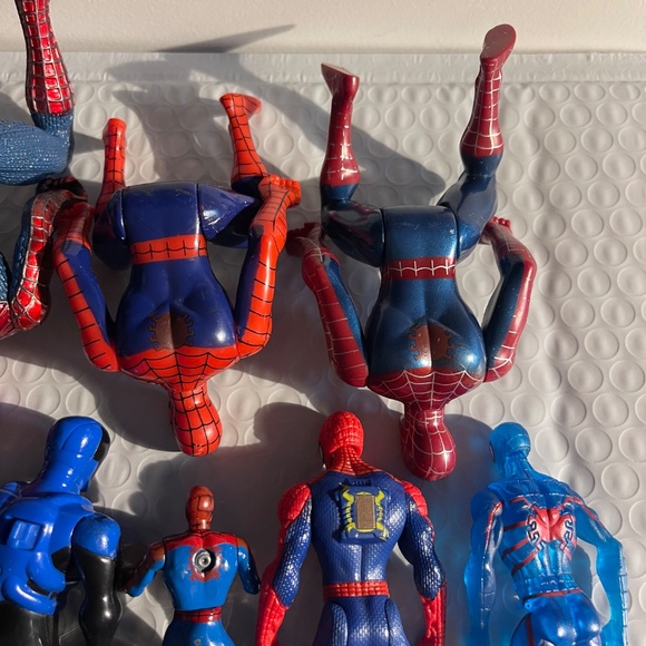 Marvel Spiderman & Other DC Comic Superhero Figures- 8 Total - Picture 15 of 16